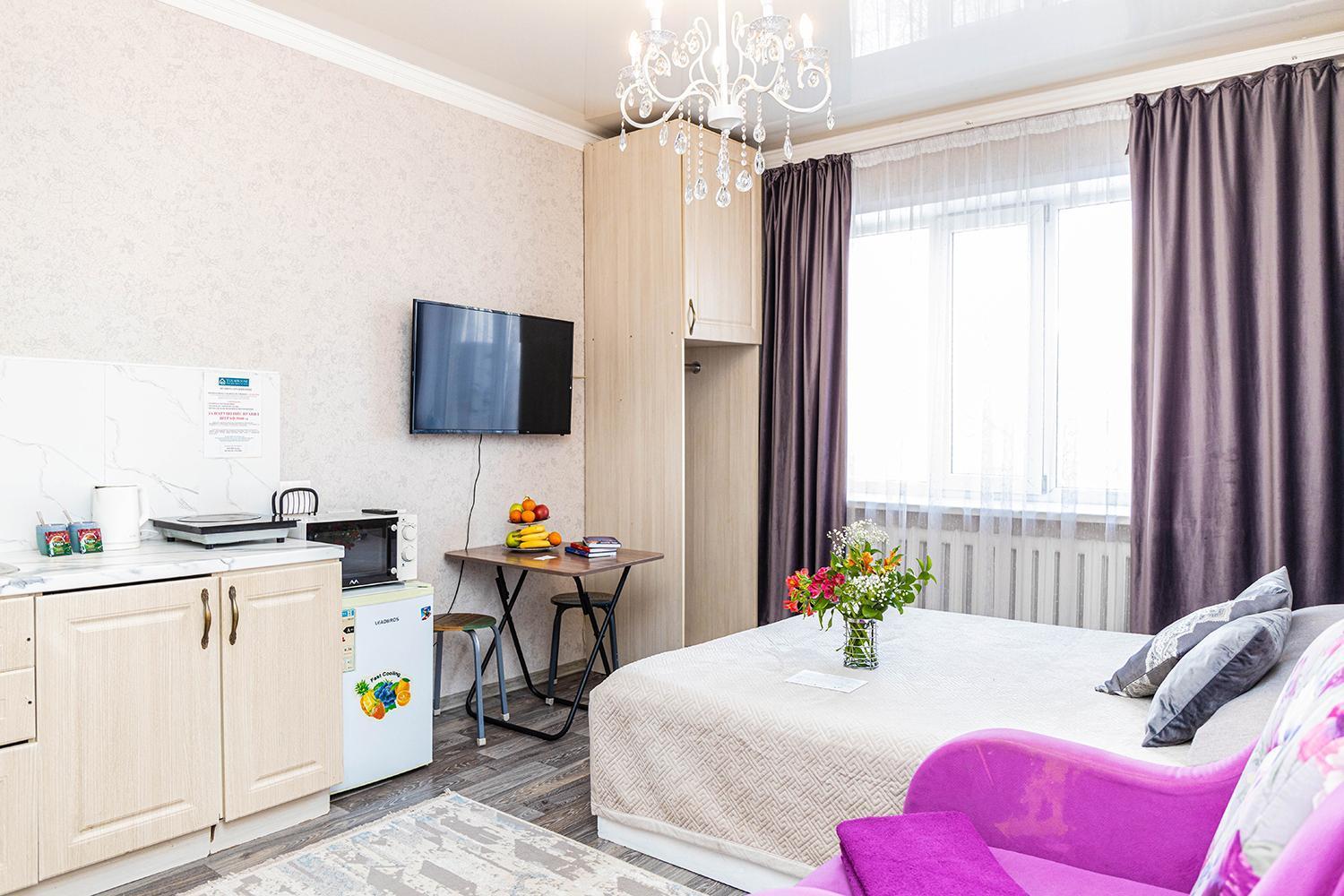 Yourhouse Микрорайон Жетысу-2, Дом 66 Aparthotel อัลมาตี ภายนอก รูปภาพ